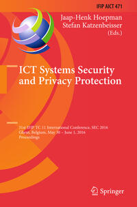 ICT Systems Security and Privacy Protection