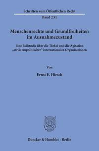 Menschenrechte und Grundfreiheiten im Ausnahmezustand.