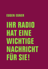 Ihr Radio hat eine wichtige Nachricht für Sie!