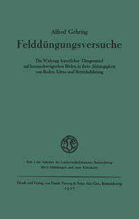 Felddüngungsversuche