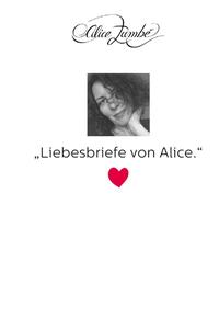 Liebesbriefe von Alice.