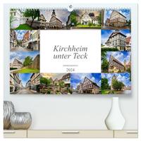 Kirchheim unter Teck Impressionen (hochwertiger Premium Wandkalender 2024 DIN A2 quer), Kunstdruck in Hochglanz