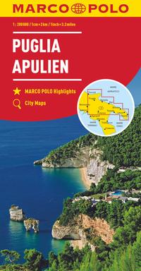 MARCO POLO Regionalkarte Italien 11 Apulien 1:200.000