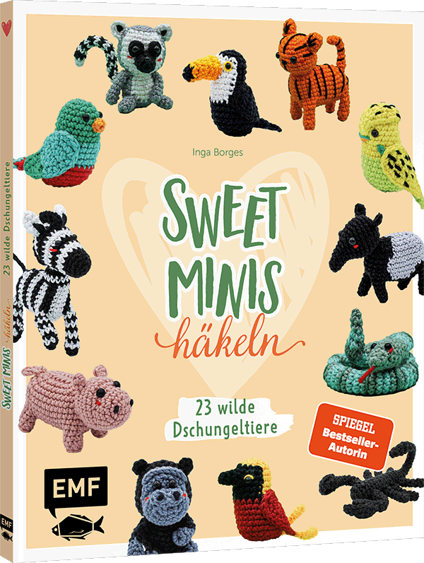 Sweet Minis häkeln – 23 wilde Dschungeltiere