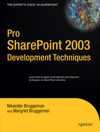 Pro SharePoint 2003 Development Techniques