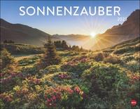 Sonnenzauber Kalender 2023. Posterkalender mit traumhaften Fotos von Sonnenaufgängen und Sonnenuntergängen. Großer Wandkalender als dekorativer Blickfang.