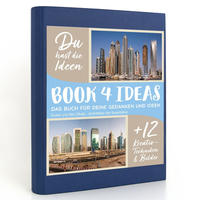 BOOK 4 IDEAS modern | Dubai und Abu Dhabi - Architektur der Superlative, Notizbuch, Bullet Journal mit Kreativitätstechniken und Bildern, DIN A5