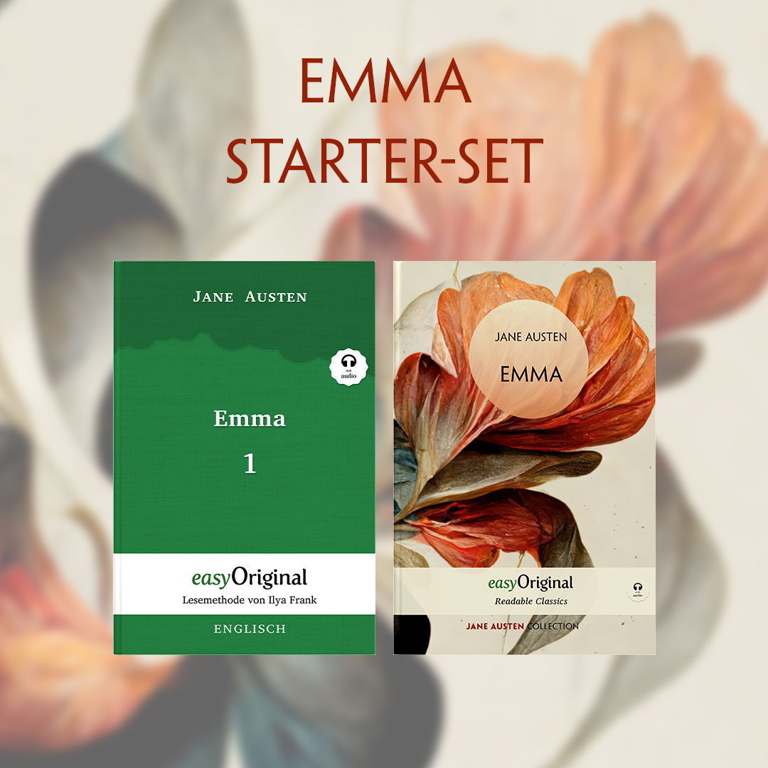 Emma Starter-Paket Geschenkset 2 Bücher (mit Audio-Online) + Eleganz der Natur Schreibset Premium