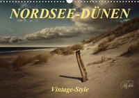 Nordsee-Dünen, Vintage-Style (Wandkalender 2020 DIN A3 quer)