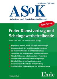 ASoK-Spezial Freier Dienstvertrag und Scheingewerbetreibende