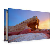 Premium Textil-Leinwand 1200 x 800 cm Quer-Format Valley of fire, Nevada, USA | Wandbild, HD-Bild auf Keilrahmen, Fertigbild auf hochwertigem Vlies, Leinwanddruck von Jeanny Müller