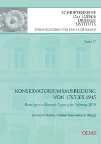 Konservatoriumsausbildung von 1795 bis 1945