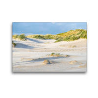 Premium Textil-Leinwand 45 x 30 cm Quer-Format Dünenlandschaft in St. Peter-Ording | Wandbild, HD-Bild auf Keilrahmen, Fertigbild auf hochwertigem Vlies, Leinwanddruck von Annett Mirsberger