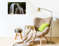 Premium Textil-Leinwand 750 x 500 cm Quer-Format Neidlinger Wasserfall | Wandbild, HD-Bild auf Keilrahmen, Fertigbild auf hochwertigem Vlies, Leinwanddruck von None www.hjr-fotografie.de