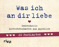 Was ich an dir liebe – 20 Postkarten