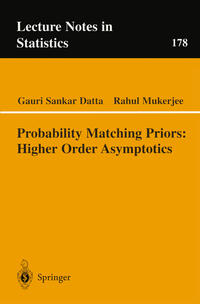 Probability Matching Priors: Higher Order Asymptotics