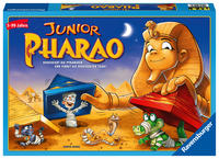 Ravensburger 21435 - Junior Pharao - Gesellschaftsspiel für die ganze Familie, Junior Version ,Spiel für Erwachsene und Kinder ab 5 Jahren, für 2-4 Spieler - Schätze suchen