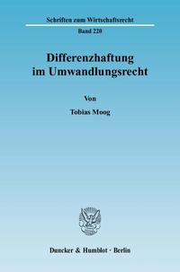 Differenzhaftung im Umwandlungsrecht.