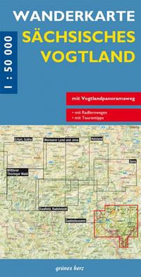 Wanderkarte Sächsisches Vogtland 1:50.000