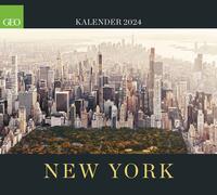 GEO: New York 2024 - Wand-Kalender - Reise-Kalender - Poster-Kalender - 50x45