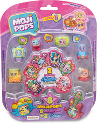 MojiPops 1 - Blister 8 Figurines Glitter Surprise