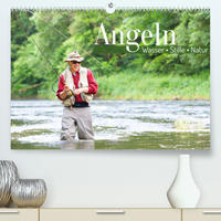 Angeln - Wasser, Stille und Natur (Premium, hochwertiger DIN A2 Wandkalender 2022, Kunstdruck in Hochglanz)