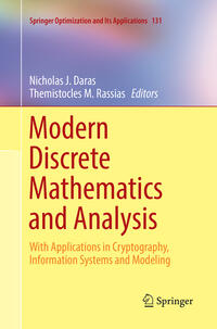 Modern Discrete Mathematics and Analysis