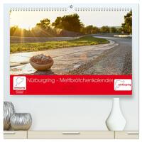 Nürburgring - Mettbrötchenkalender (hochwertiger Premium Wandkalender 2025 DIN A2 quer), Kunstdruck in Hochglanz