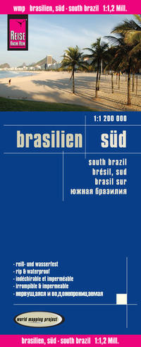 Reise Know-How Landkarte Brasilien, Süd (1:1.200.000)