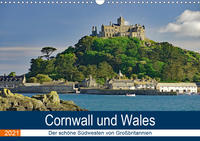 Cornwall und Wales (Wandkalender 2021 DIN A3 quer)