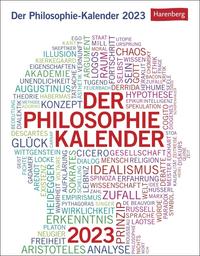 Der Philosophie-Kalender Tagesabreißkalender 2023. Interessanter Tischkalender mit täglichem Wissen. Tageskalender mit spannenden Denkansätzen. Kalender 2023 zum Aufstellen.